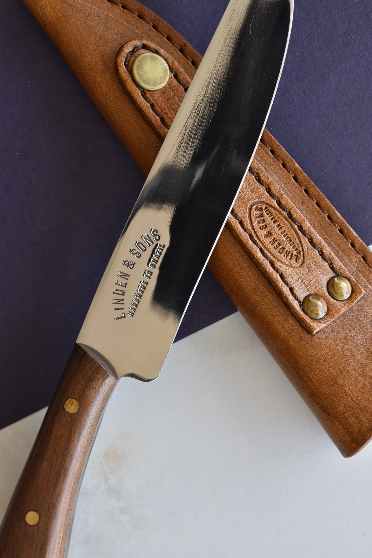 8 Barbecue Knife - Handmade for meat cutting – lindenandsons