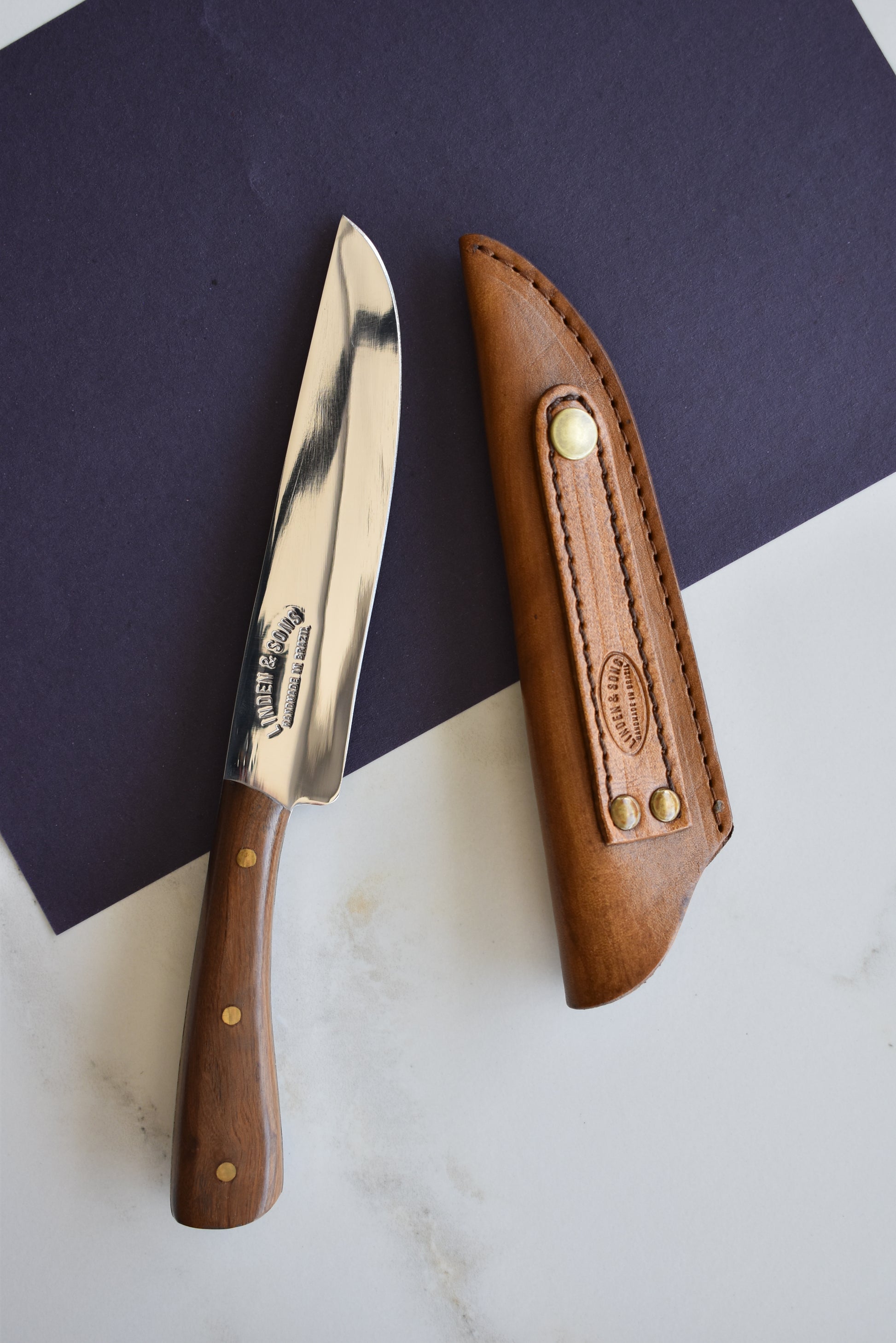 8 Barbecue Knife - Handmade for meat cutting – lindenandsons